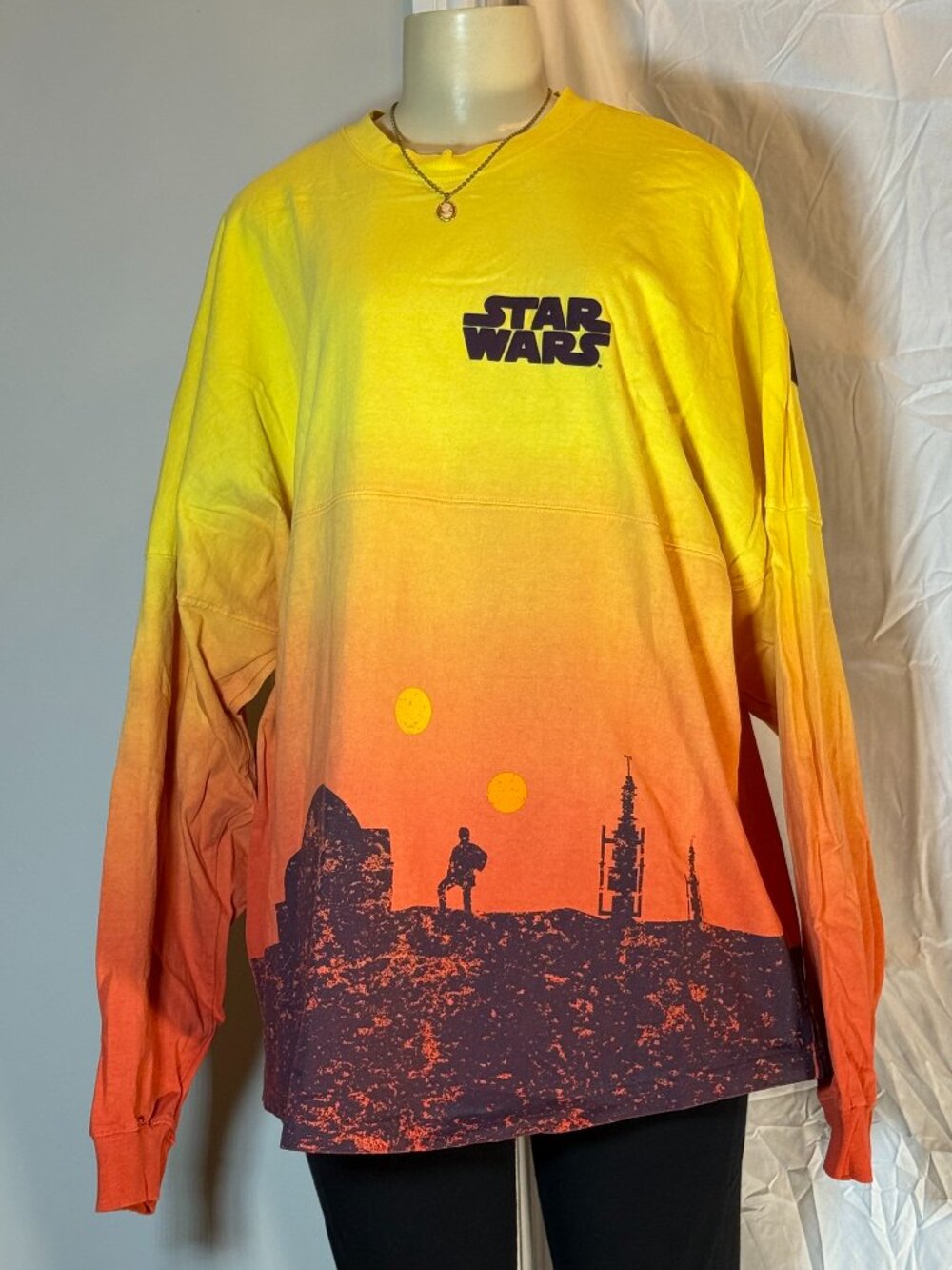 Disney Star Wars Collection Tatooine Sunset Spirit Jersey Adult L